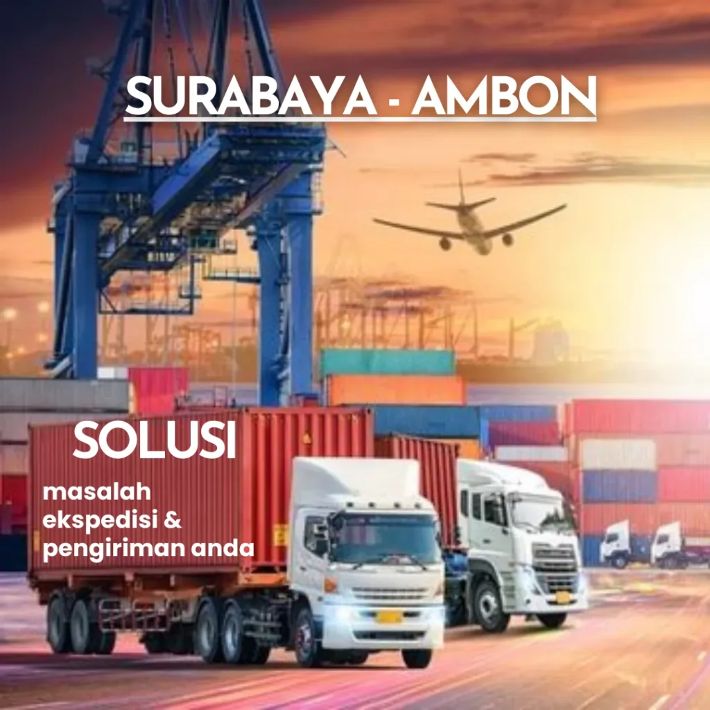 ekspedisi surabaya ambon