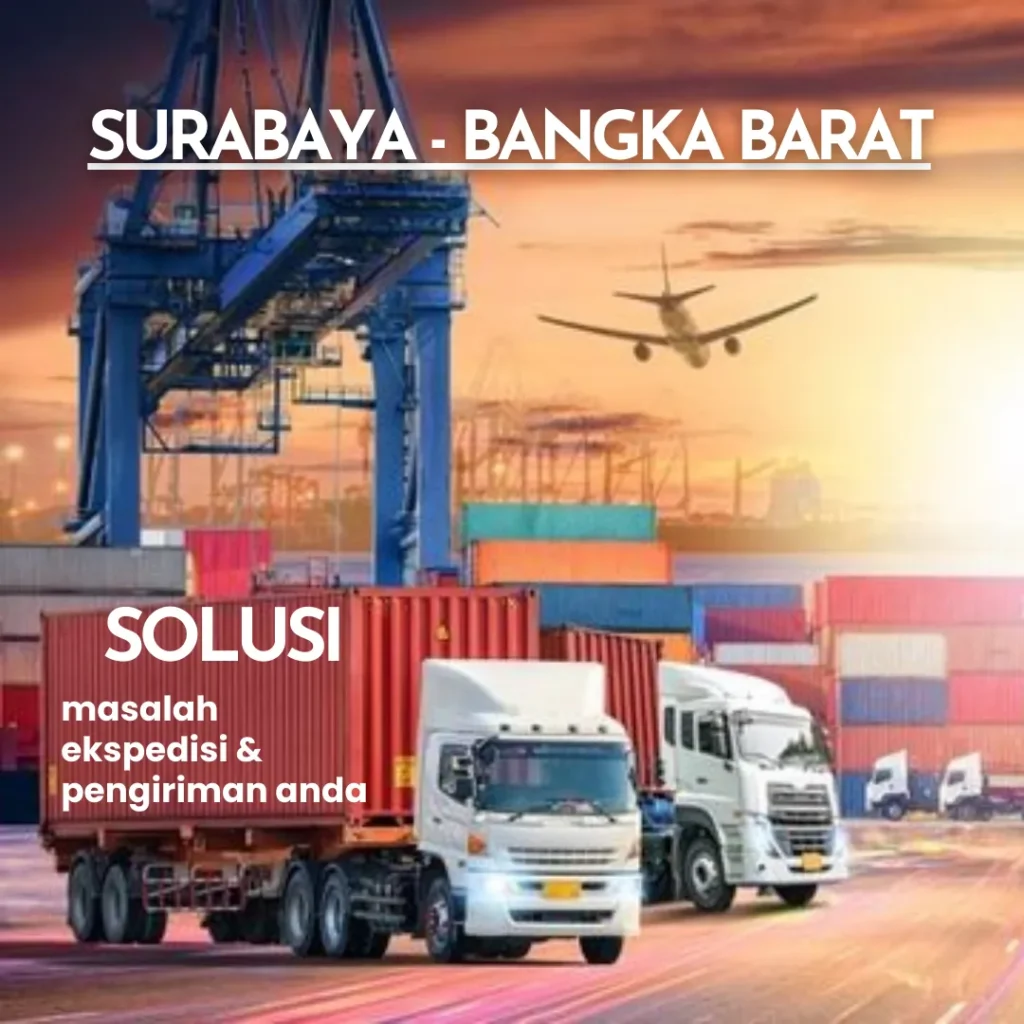 ekspedisi surabaya bangka barat