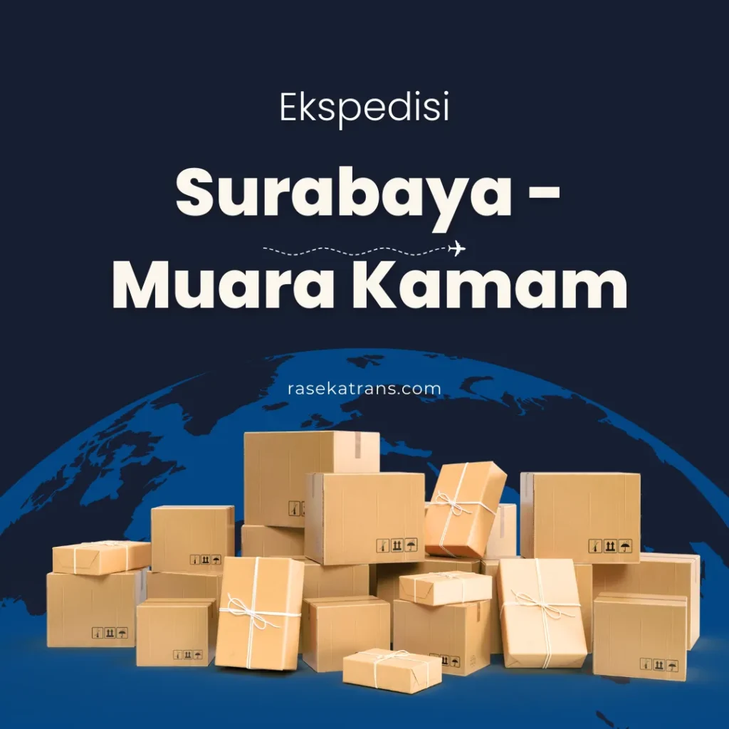ekspedisi surabaya muara kamam