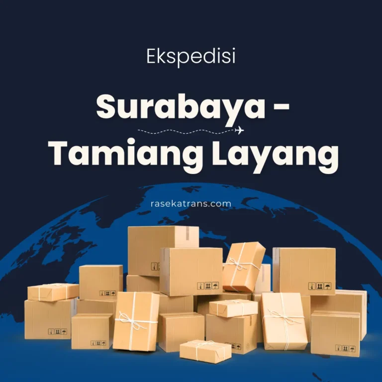 ekspedisi surabaya tamiang layang