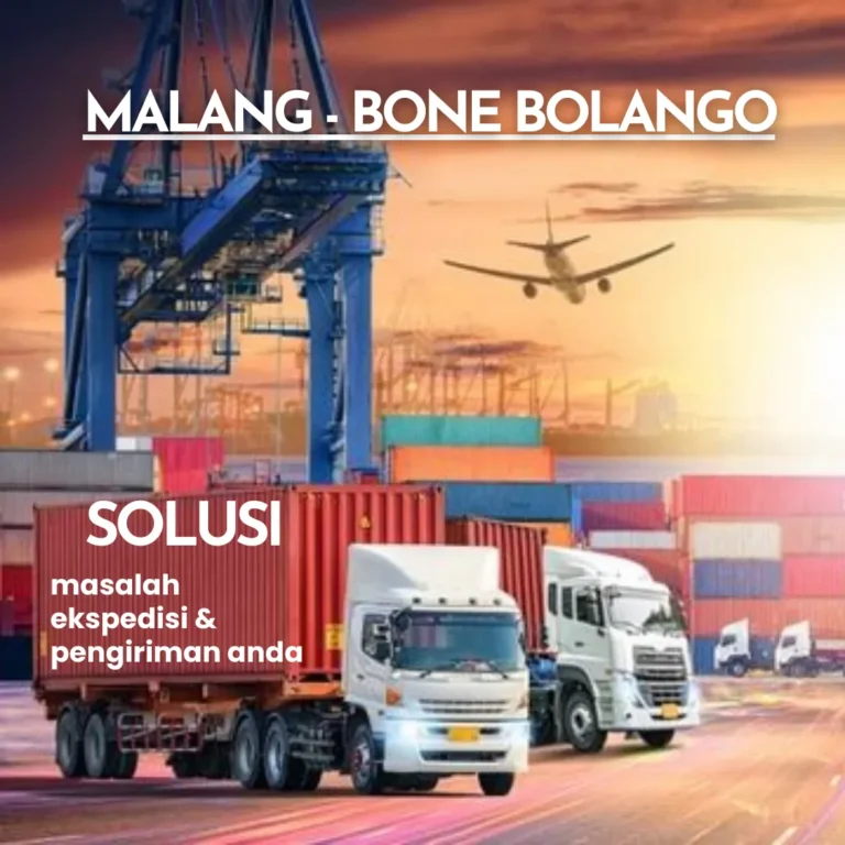 ekspedisi malang bone bolango